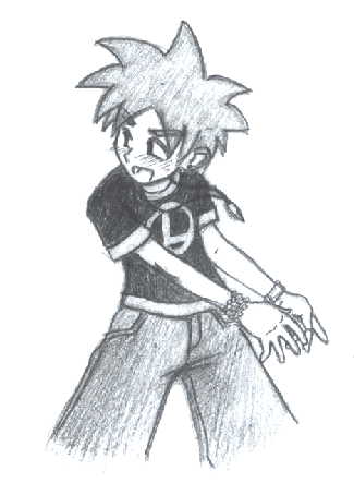 One of the main characters of Manga-kas, 'D'.